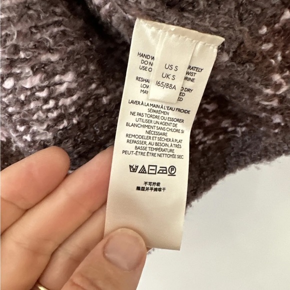 Free People One and Another Cardi Aztec Tribal Wool cardigan small sweater - Picture 2 of 9